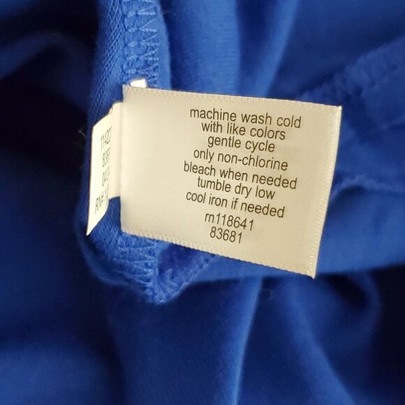 Lane Bryant Womens Blue Long Sleeve V-Neck Tunic Top Size 18/20 NWT - Picture 9 of 11